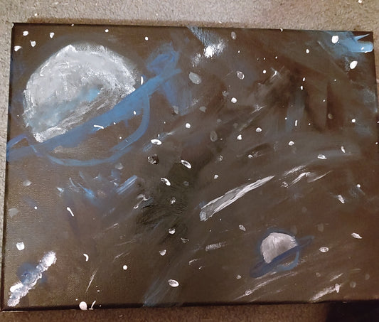 Galaxy painting
